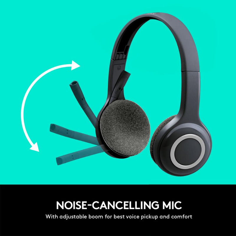 CASQUE SANS FIL LOGITECH H600 AVEC MICROPHONES ANTI-PARASITES