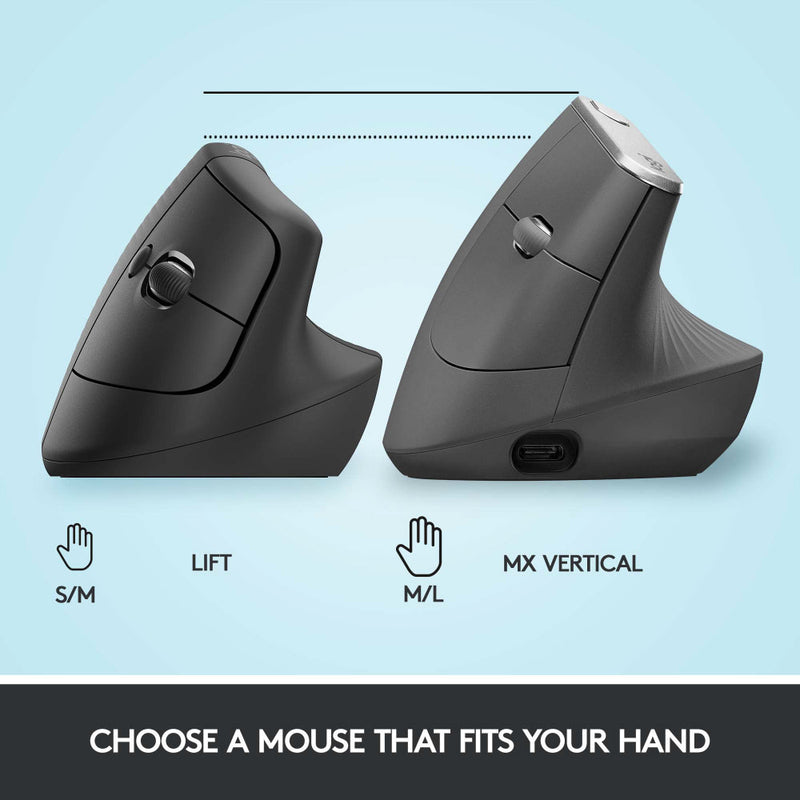 SOURIS ERGONOMIQUE VERTICALE LIFT