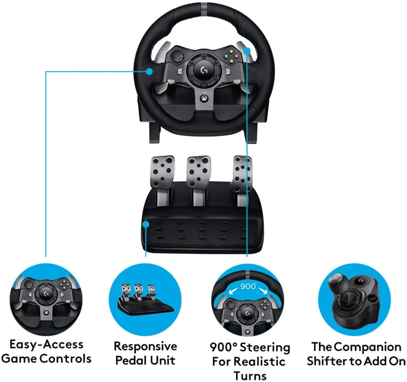 G920 VOLANT DE COURSE POUR XBOX, ET PC
