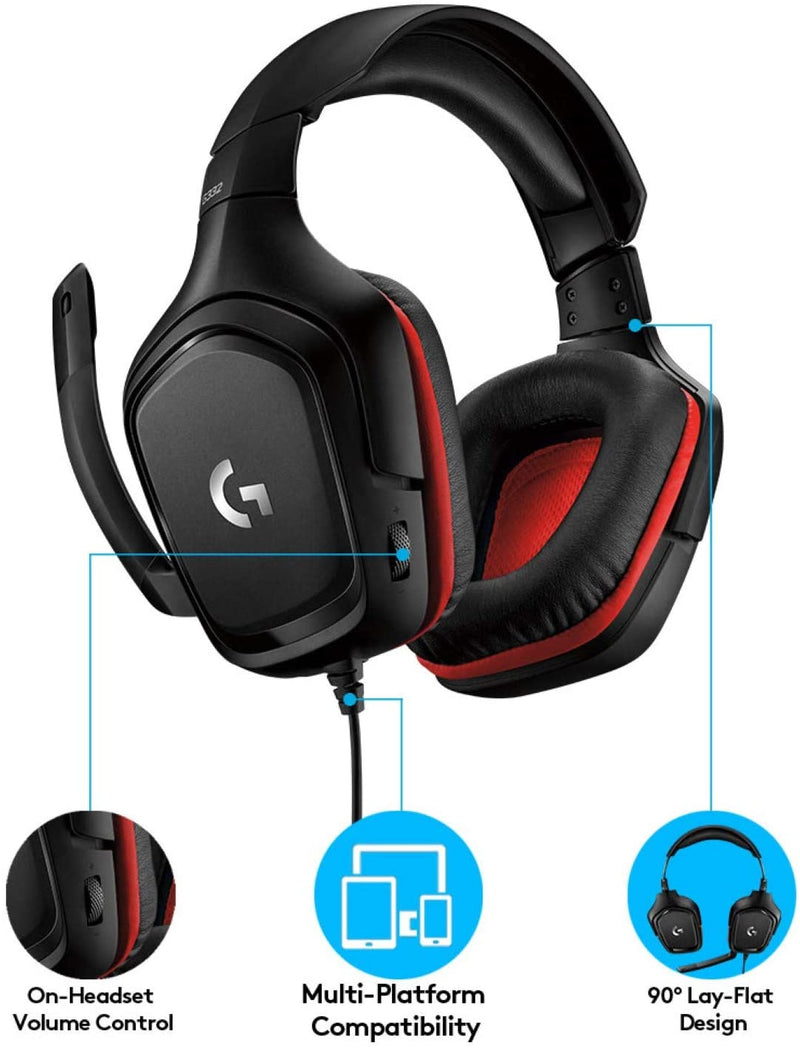 G332 CASQUE GAMING STÉRÉO