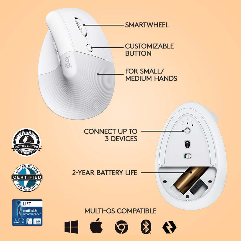 SOURIS ERGONOMIQUE VERTICALE LIFT