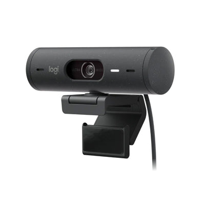 Webcam Full HD 1080p Logitech Brio 500 avec correction de la lumière, cadrage automatique et Show Mode