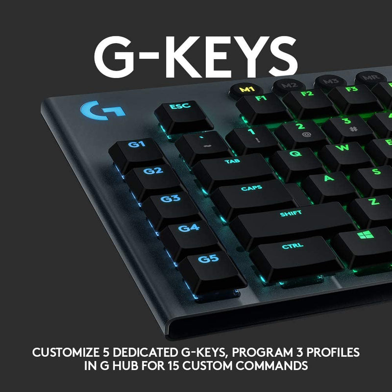 G815 CLAVIER GAMING MÉCANIQUE LIGHTSYNC RVB (Azerty Layout)
